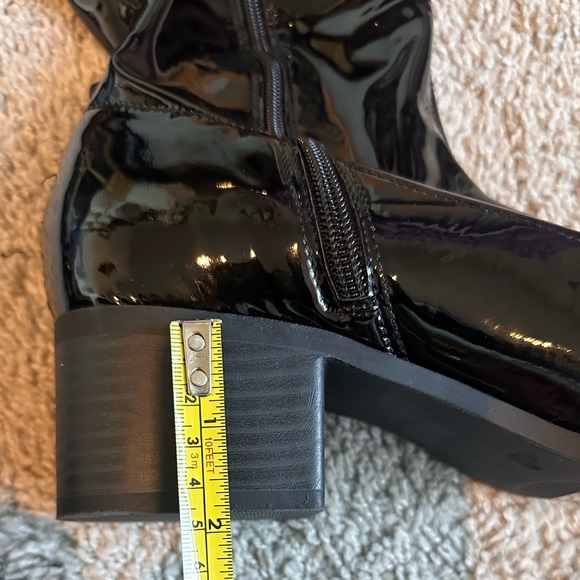 Journee Collection Patent Over the Knee Boot (Extra Wide Calf) - Picture 5 of 7